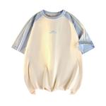 Футболка унисекс KW, небесно-голубой и темно-синий - фото 8