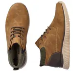 Ботинки Rieker на шнуровке в актуальном подержанном стиле, коричневый - фото 9