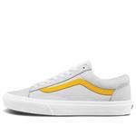 Кроссовки style 36 'leather pop - spectra yellow' Vans, белый - фото
