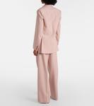 Двубортный шерстяной блейзер Stella McCartney, Dusty Pink - фото 3