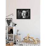 Фреска Komar Star Wars Leia R2D2 Upload, черно-белый - фото 3