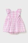 Детское хлопковое платье Mayoral, розовый - фото 2