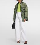 Широкие брюки с высокой талией Frame, Blanc - фото 2