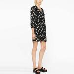 PINKO Женское черное платье с длинными рукавами - фото 6