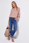 Топ Street One SPLIT NECK, Rosa/Light Pink - фото 4
