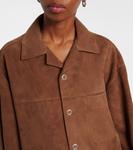 Замшевая рубашка Ami Paris, Noisette - фото 4
