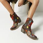 Женские западные ботинки MRKEWUNEY, 33 Brown - фото 6