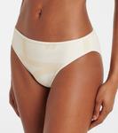 Монограммированные бикини-трусы Toteme, Ecru/Straw - фото 4