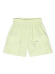 Monnalisa шорты с эластичным поясом и логотипом, зеленый - фото