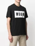 Футболка с логотипом MSGM, черный - фото 3