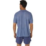 Футболка metarun ss top Asics, синий - фото 2