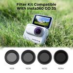 Фильтр для экшн-камер K&F Concept ND Filter Set for Insta360 GO3S Action Camera - фото 2