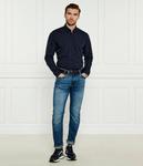 Рубашка мужская Boss Orange в горошек, синий - фото 2