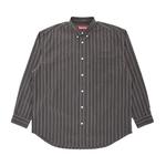 Рубашка Supreme Loose Fit Stripe Shirt, Grey - фото