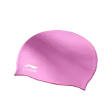 Силиконовая шапочка для плавания Unisex LINING, темно-синий - фото 9