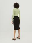 Юбка миди EDITED Skirt Beke, черный - фото 4