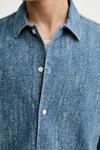 Джинсовая рубашка SAAYO Samsoe Samsoe, синий - фото 5