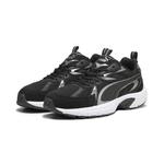 Кроссовки Milenio Tech Suede для взрослых PUMA Black Aged Silver Cool Dark Grey - фото