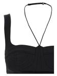 Nensi Dojaka Фигурный топ, черный - фото 3