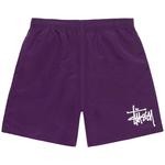 Шорты для воды Stussy Big Basic, цвет PLUM - фото