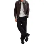 COACH Кожаная курта в стиле херитейдж, Brown - фото 3