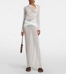 Платье макси из тюля La Robe Piombone Jacquemus, Off-White - фото 2