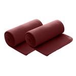 Флисовое одеяло wometo, 130x160 см, бордо - фото