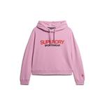 Худи Superdry Sportswear Logo Boxy, розовый - фото 3
