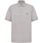 Рубашка поло мужская серая Dior, серый - фото