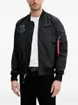 Бомбер MA-1 Alpha Industries, черный - фото
