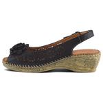 Белфорд открытый носок танкетка Spring Step, черный - фото 4