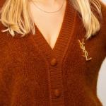 Брошь Opyum Ysl Twisted SAINT LAURENT - фото 7