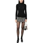 Воротник-стойка вязаный топ MSGM, черный - фото 5