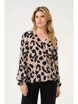 Блузка Kaffe, цвет large animal print - фото 2