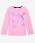 Футболка с длинными рукавами Hello Kitty Spray Paint для девочек 5-20 лет Epic Threads, Bonbon - фото