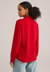 Блуза WE Fashion Button-down blouse, Fire Red/Mottled Red - фото 3