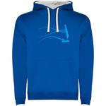 Худи Kruskis Stella Sail Two-Colour, синий - фото