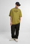 Футболка с принтом RETRO SPRAYED Karl Kani, оливковый - фото 6