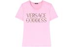 Футболка с логотипом VERSACE, розовый - фото