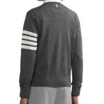 Джемпер с круглым вырезом THOM BROWNE, серый - фото 5