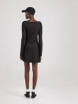 Мини платье WEEKDAY Annie, Black - фото 4