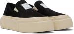 Замшевые кеды на платформе Slip-On MM6 Maison Margiela, черный - фото 4