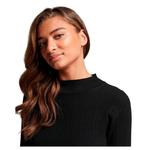 Короткое платье Superdry Backless Bodycon Long Sleeve, черный - фото 4