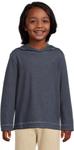 Худи Johnston & Murphy Kids Reversible Solid Hoodie, цвет Navy/Brown - фото
