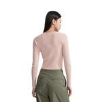 Кальвин Кляйн SS24 Серия Вязаный свитер женский, TF6-Раковинный розовый - фото 7