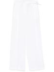 Eleventy брюки со складками, белый - фото