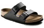 Тапочки arizona soft footbed birko-flor 'black' Birkenstock, черный - фото 2
