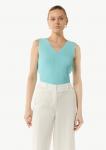 Вязаный топ COMMA, бирюзовый - фото 2