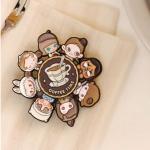 Bubbles Cute Bean Coffee Factory Collection Spin Badge Trend Based Products POP MART - фото 4