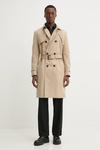 Тренч Hugo, бежевый - фото